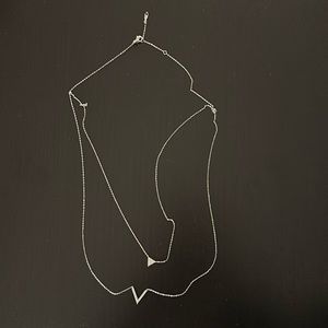 Double tiered necklace